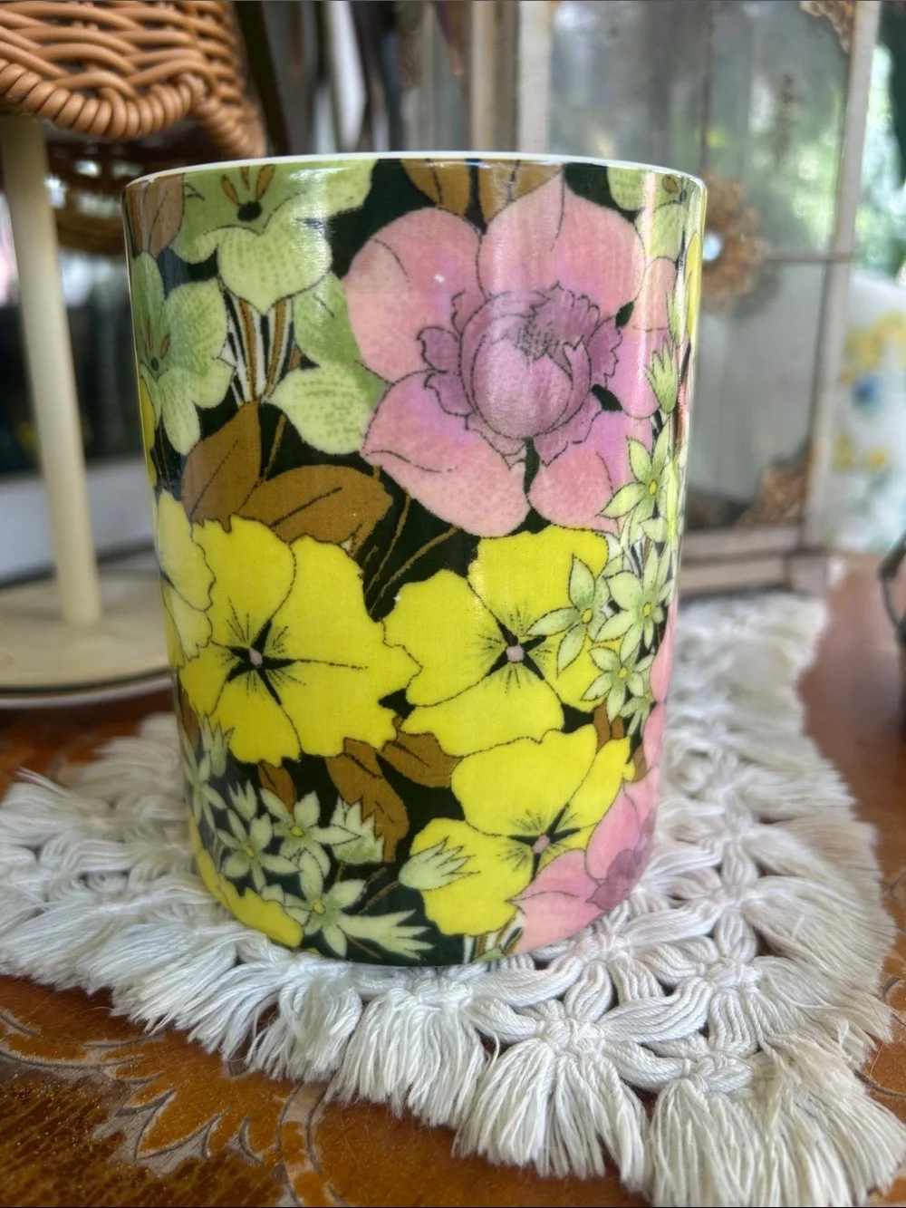 Floral Ceramic Cup
